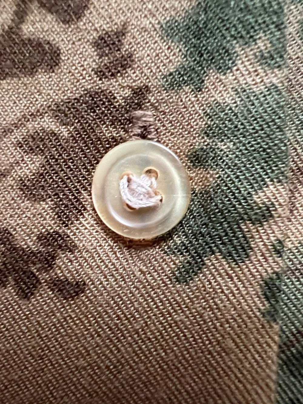 Vintage Lauren Ralph Lauren Equestrian Fox Hunt Button-Up Shirt Olive/Tan Small - Picture 5 of 11